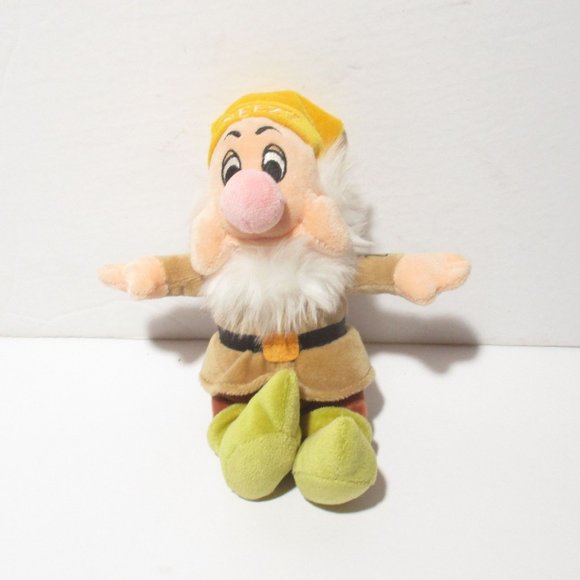 Lot Of 5 Snow White The Seven Dwarfs Doll Plush Disney Store 9" - Picture 8 of 9